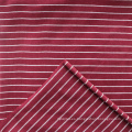 Alegable alta calidad 95%Rayon 5%Patrón de rayas de spandex Tela de camisa de punto solo para hombres Fabricación de ropa deportiva